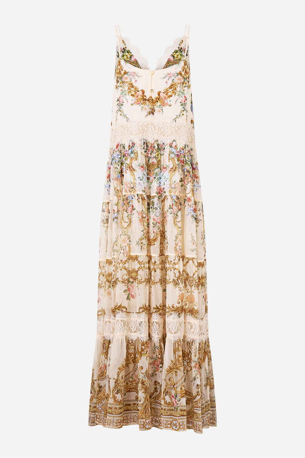 TRAPEZE TIERED DRESS WITH LINING A CERTAIN JE NE SAIS QUOI