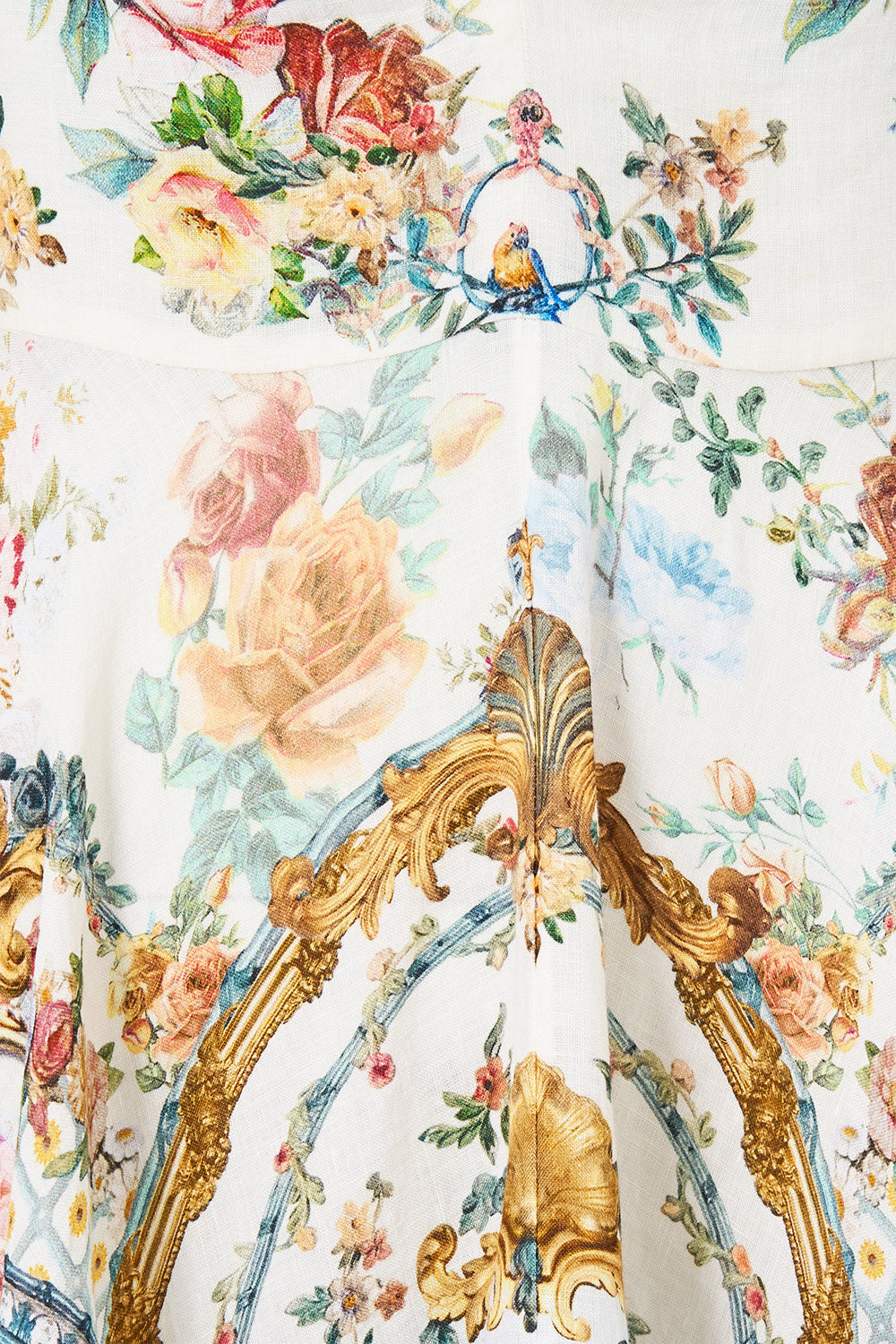 The Ballad Of The Bibliotheque Long Dress With Tie Front