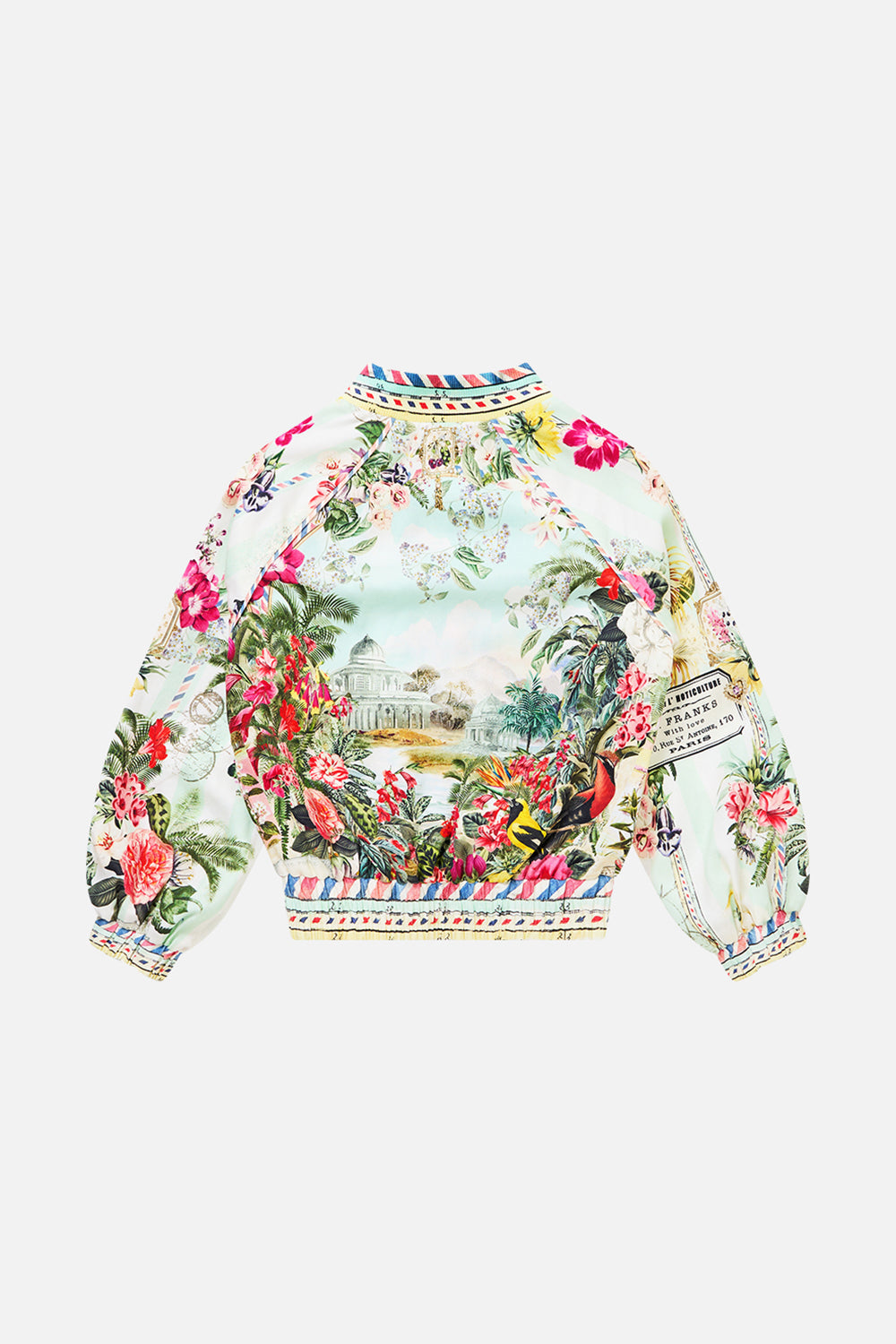 KIDS BLOUSON SLEEVE BOMBER JACKET LA BELLE BOTANIQUE