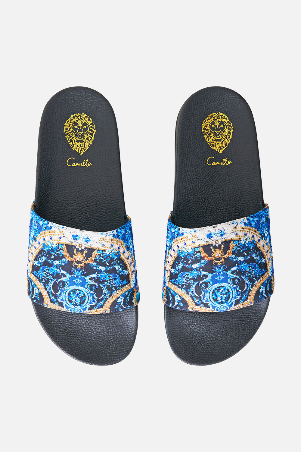 AMELIA POOL SLIDES SWEET SACRÉ BLEU