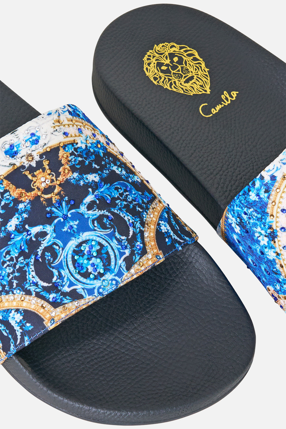 AMELIA POOL SLIDES SWEET SACRÉ BLEU
