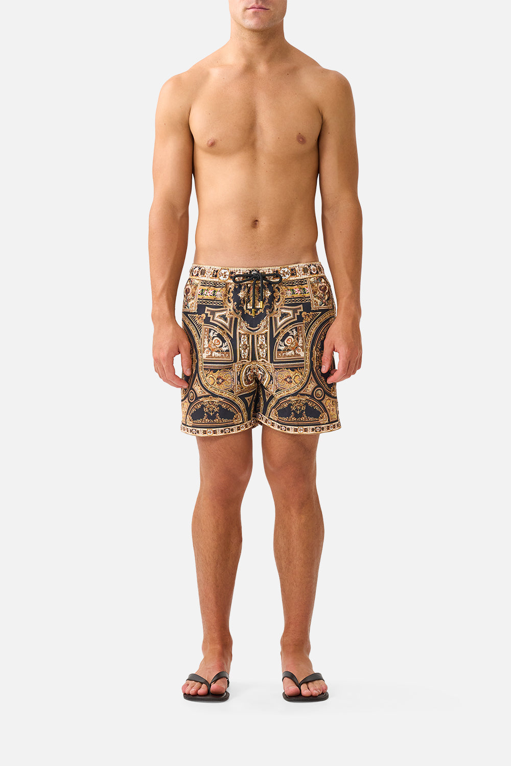 MID LENGTH BOARDSHORT WITH ELASTIC WAIST VERSAILLES OR DIE