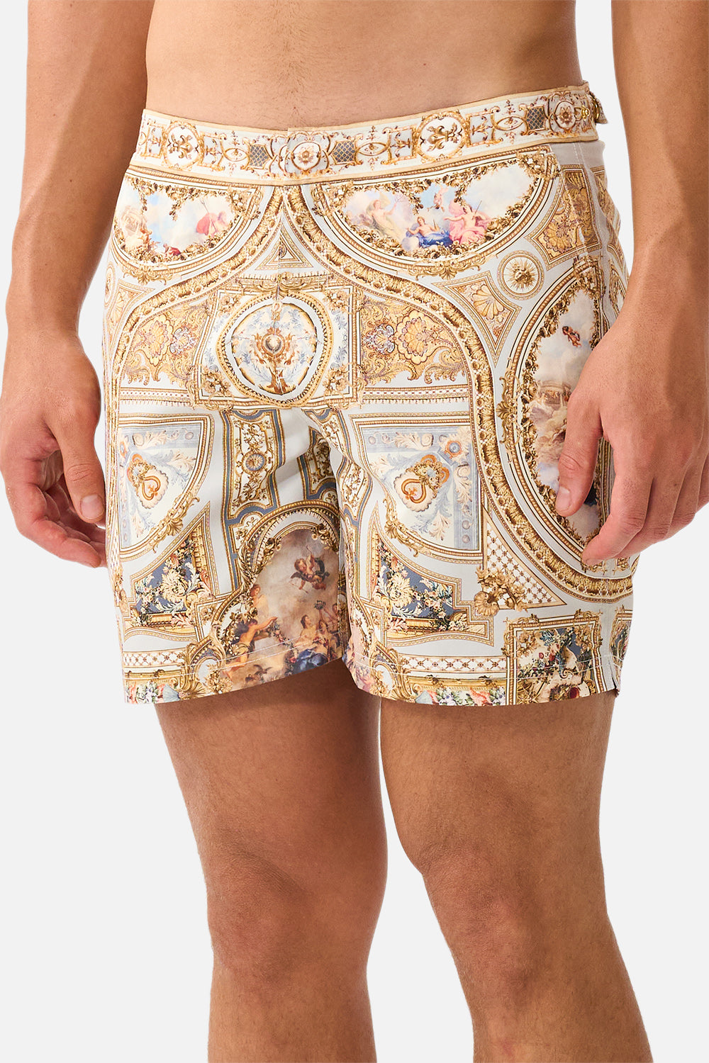 MID LENGTH BOARDSHORT WITH FIXED WAIST QUEEN OF BOHEMIA