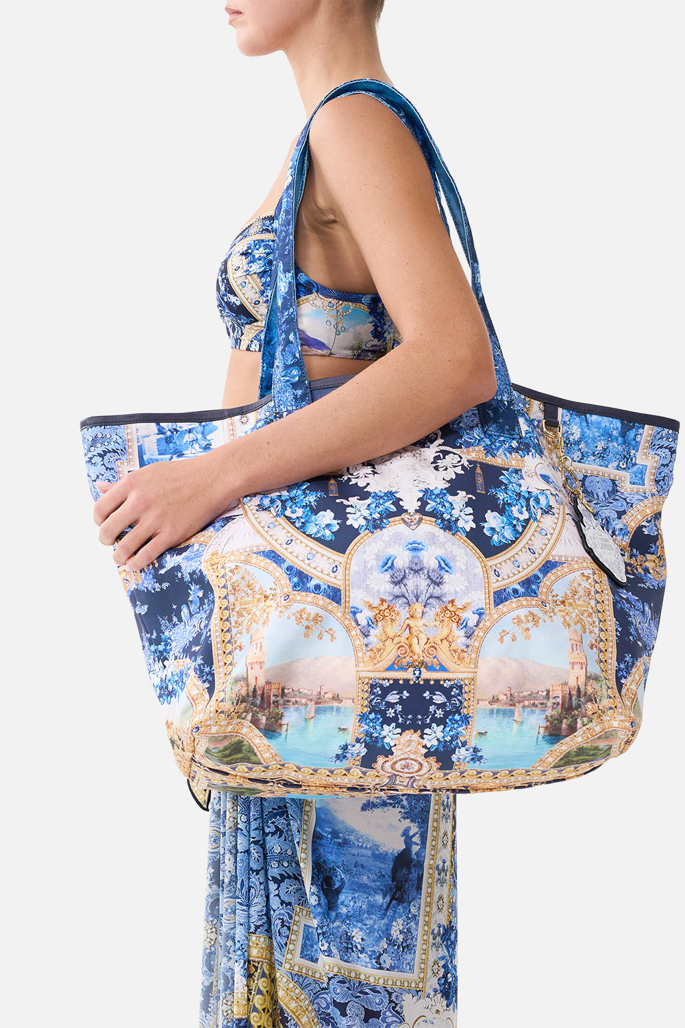 The Sweet Sacre Bleu Reversible Tote With Coin Purse