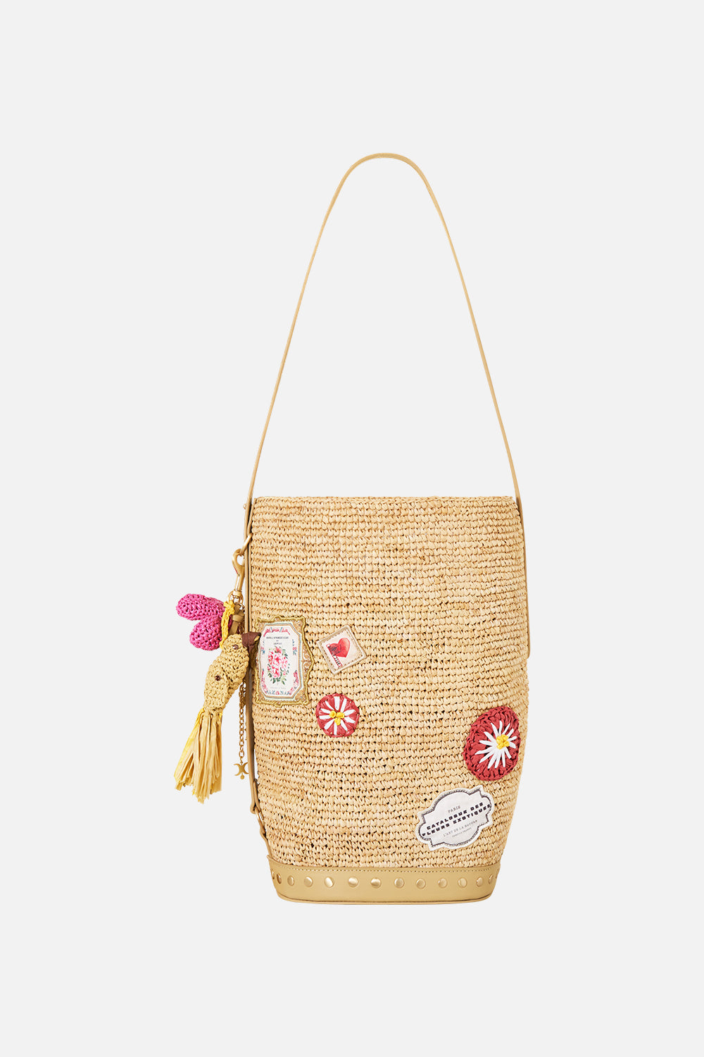 RAFFIA HOBO SHOULDER BAG LA BELLE BOTANIQUE