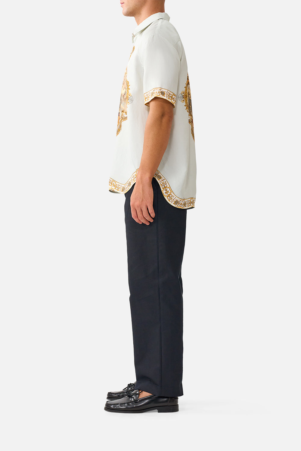 SHORT SLEEVE OVERSIZED SHIRT QUEEN OF BOHEMIA