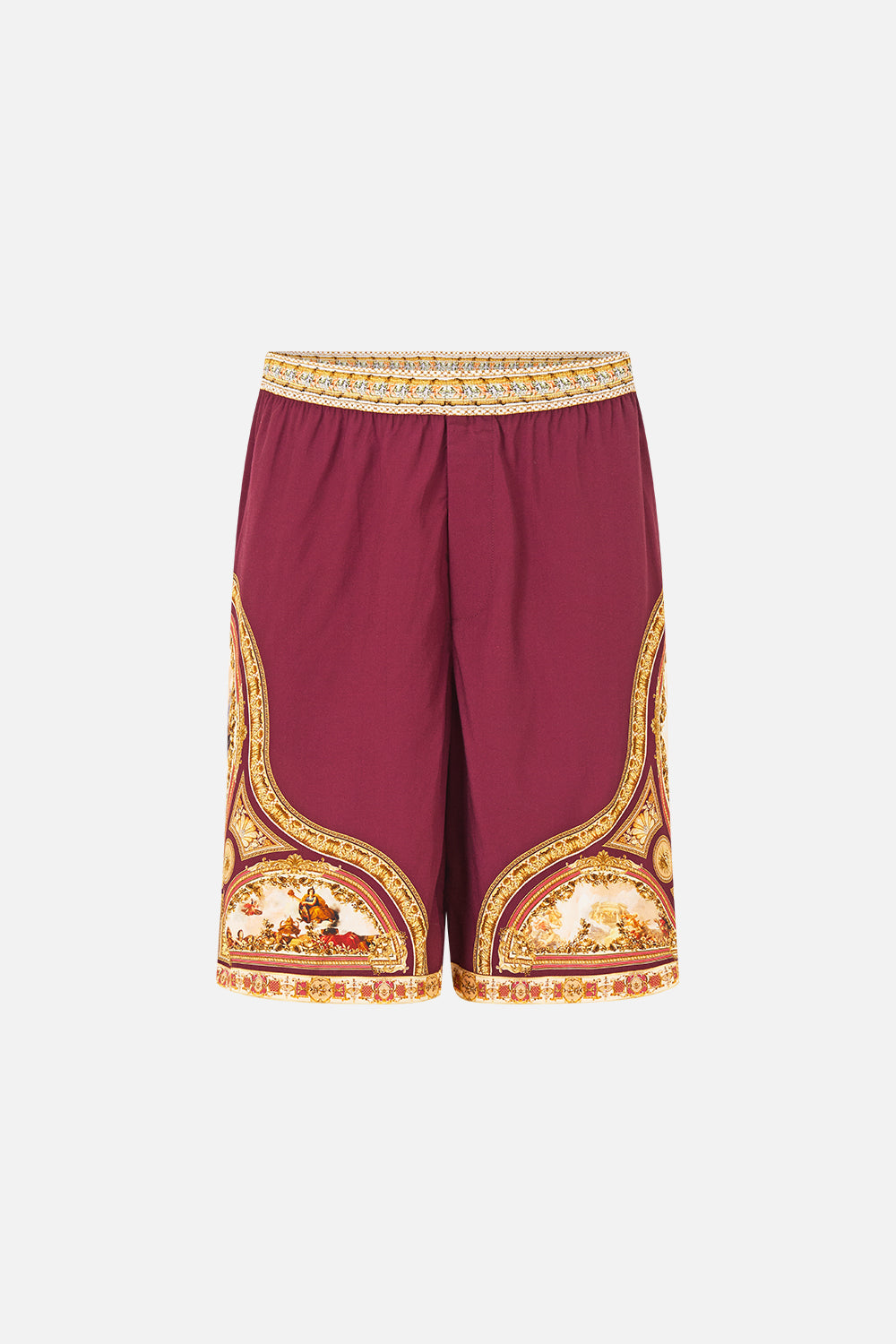BAGGY LONG WALK SHORT WITH ELASTIC WAIST QUEEN OF BOHEMIA