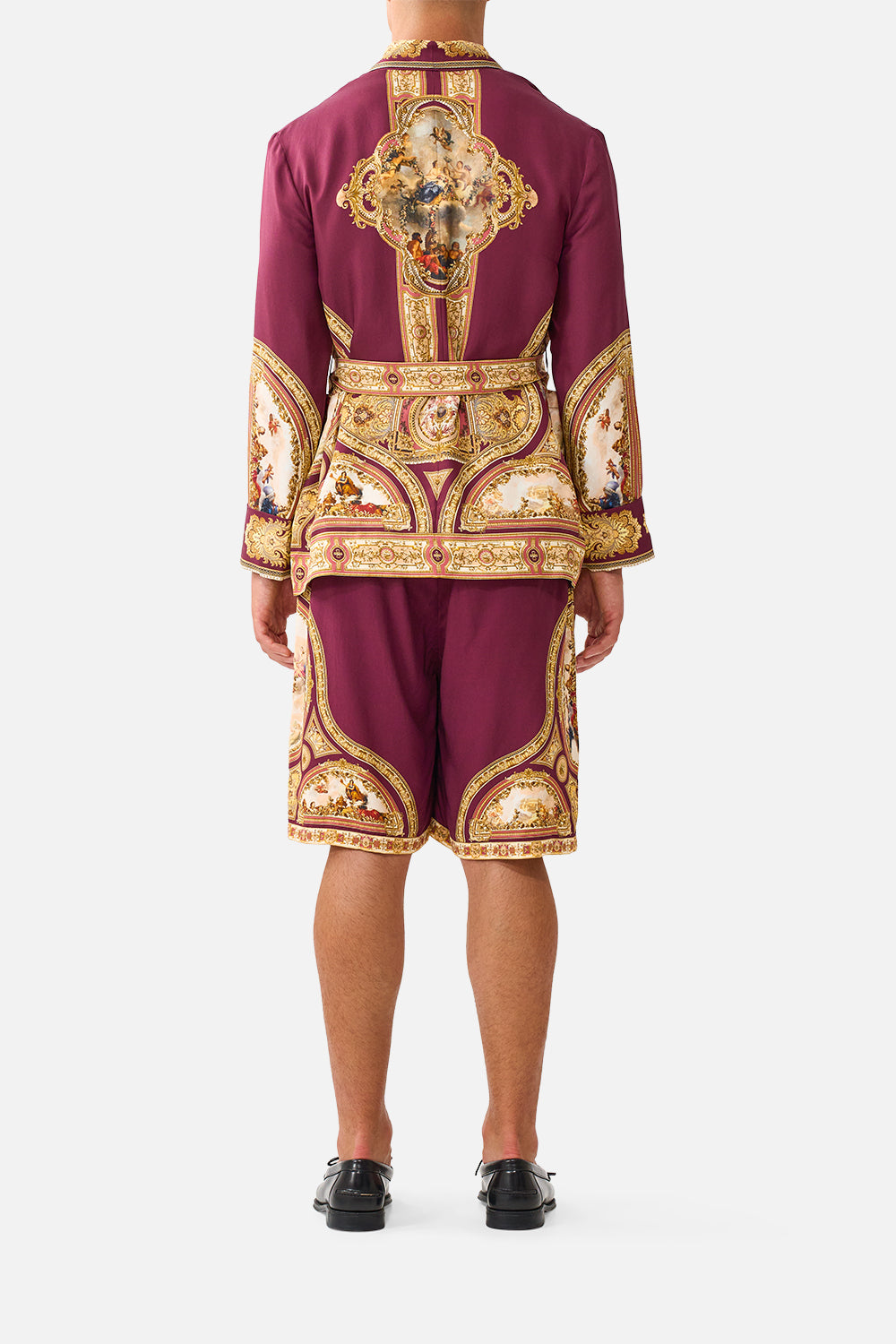 BAGGY LONG WALK SHORT WITH ELASTIC WAIST QUEEN OF BOHEMIA