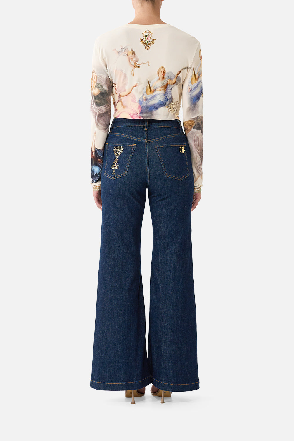 JERSEY LONG SLEEVE TOP WITH HARDWARE A CERTAIN JE NE SAIS QUOI