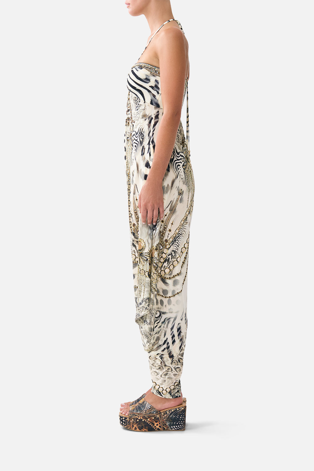 The CAMILLA JERSEY TURTLENECK NOTES FROM THE BLUE ROOM in our NOTES FROM THE BLUE ROOM print.