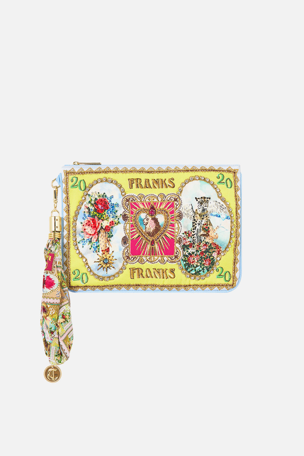 The CAMILLA SCARF CLUTCH PAINTED PRAYERSPAINTED PRAYERS