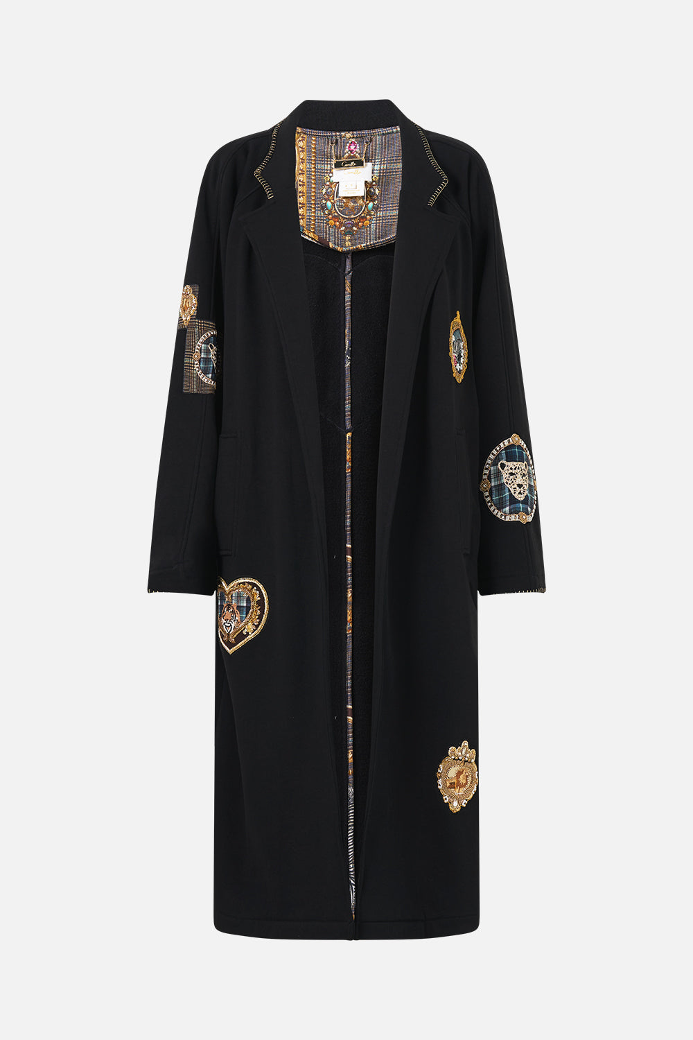 The CAMILLA SWEAT-TRENCH COAT ANIMALS IN THE PALACE