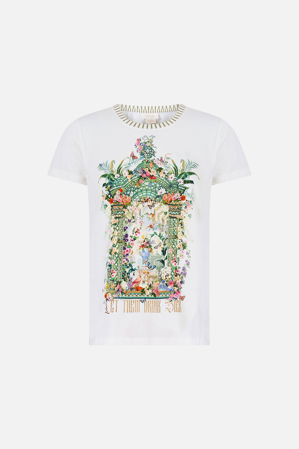 SLIM FIT ROUND NECK T-SHIRT ART FOR THE EMPRESS