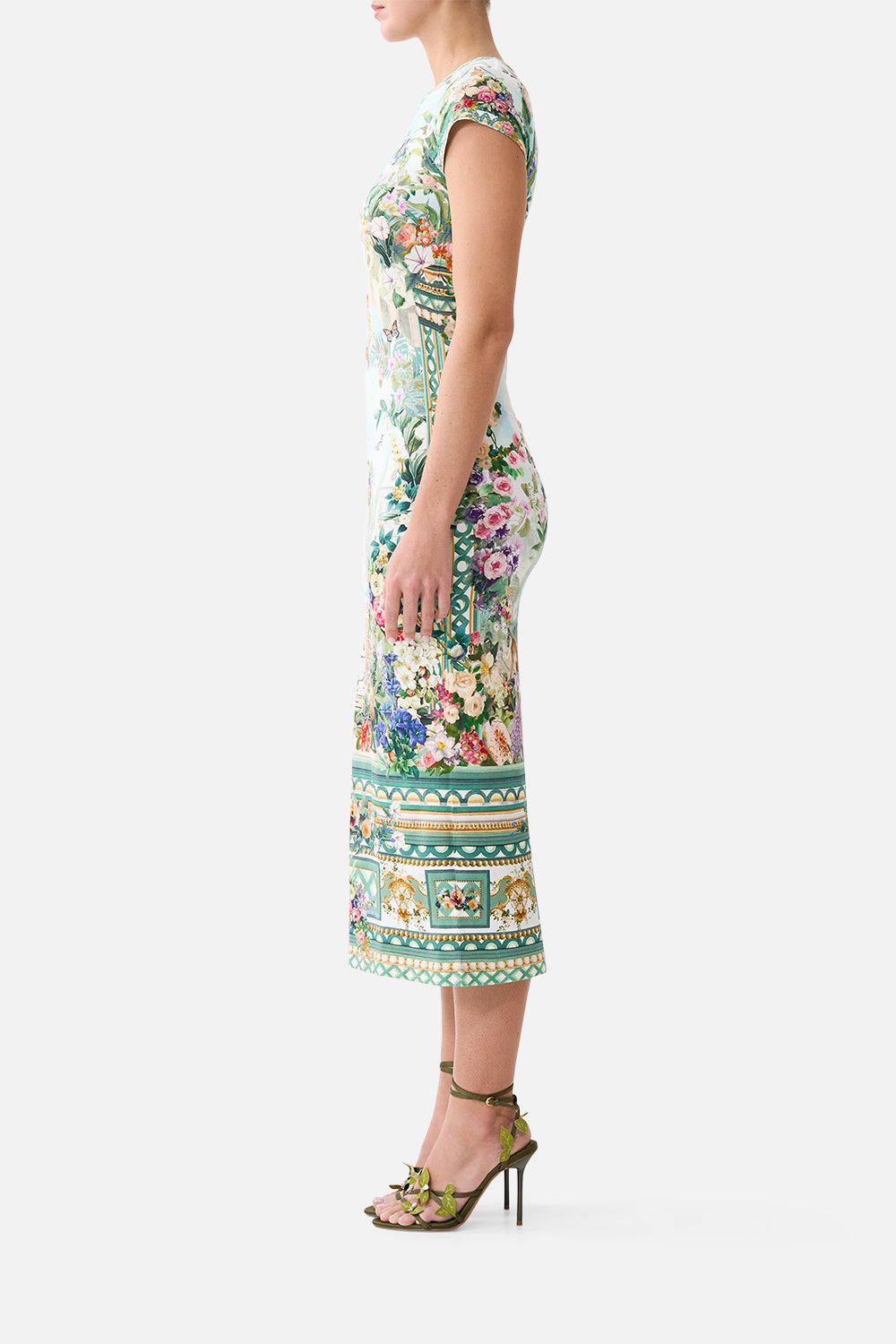 JERSEY  TANK DRESS WITH CAP SLEEVES ART FOR THE EMPRESS