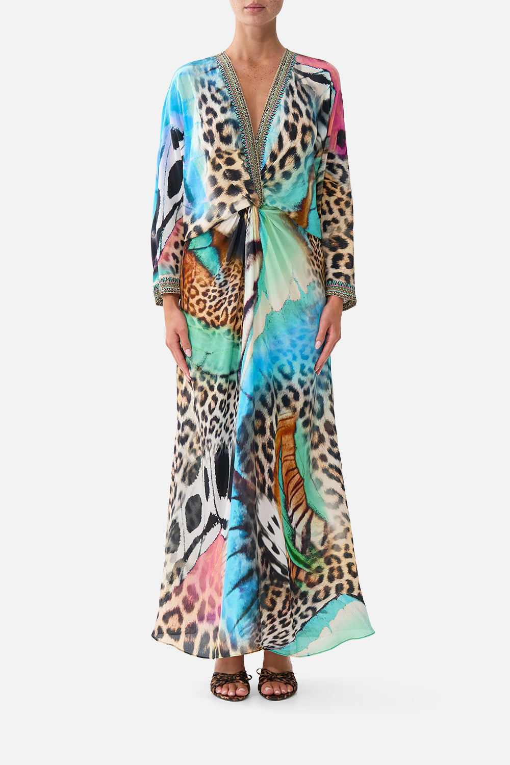 The CAMILLA TWIST FRONT BATWING DRESS BUTTERFLY BOHEMIABUTTERFLY BOHEMIA
