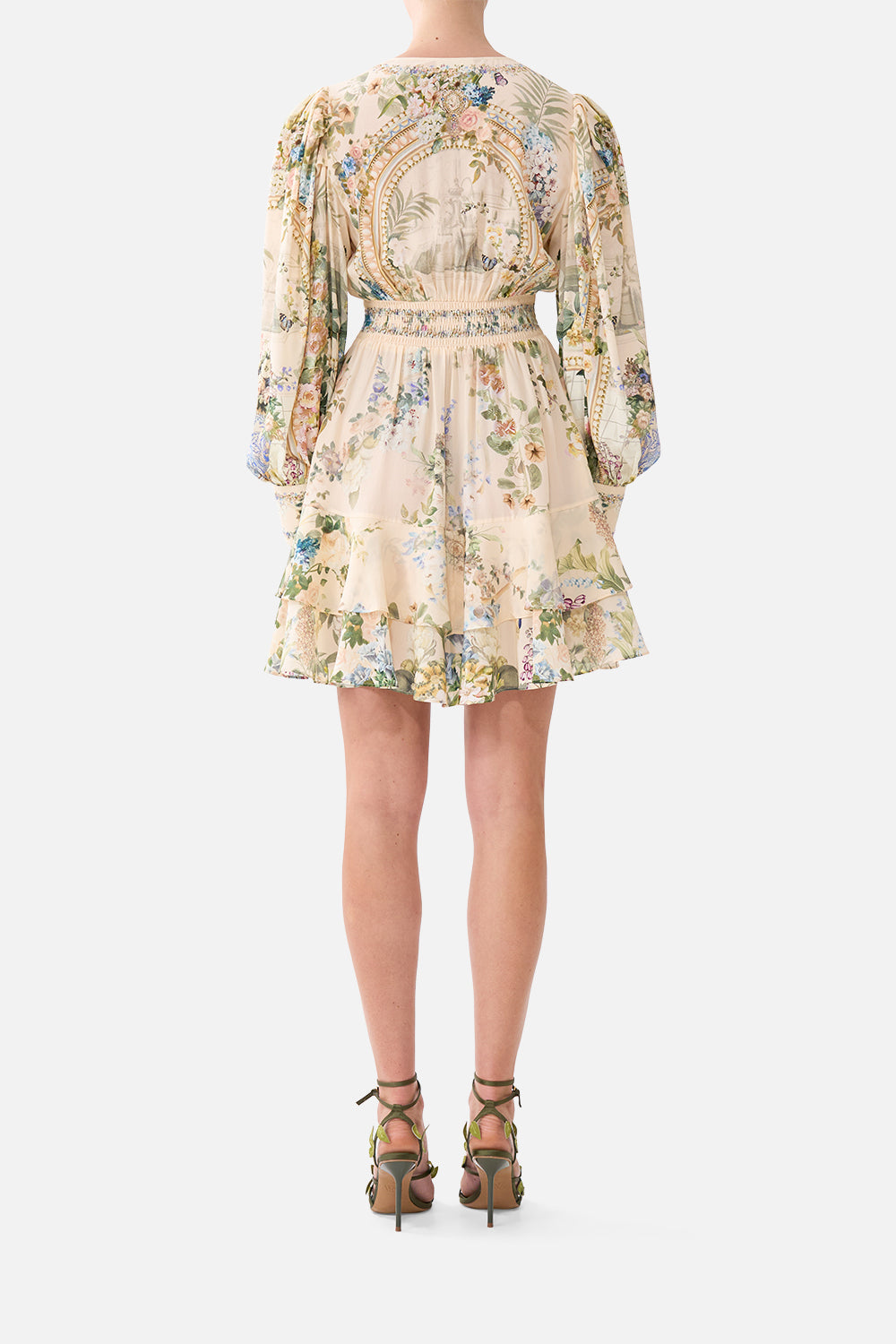 BUTTON FRONT FRILL DRESS MIDSUMMER MASTERPIECE