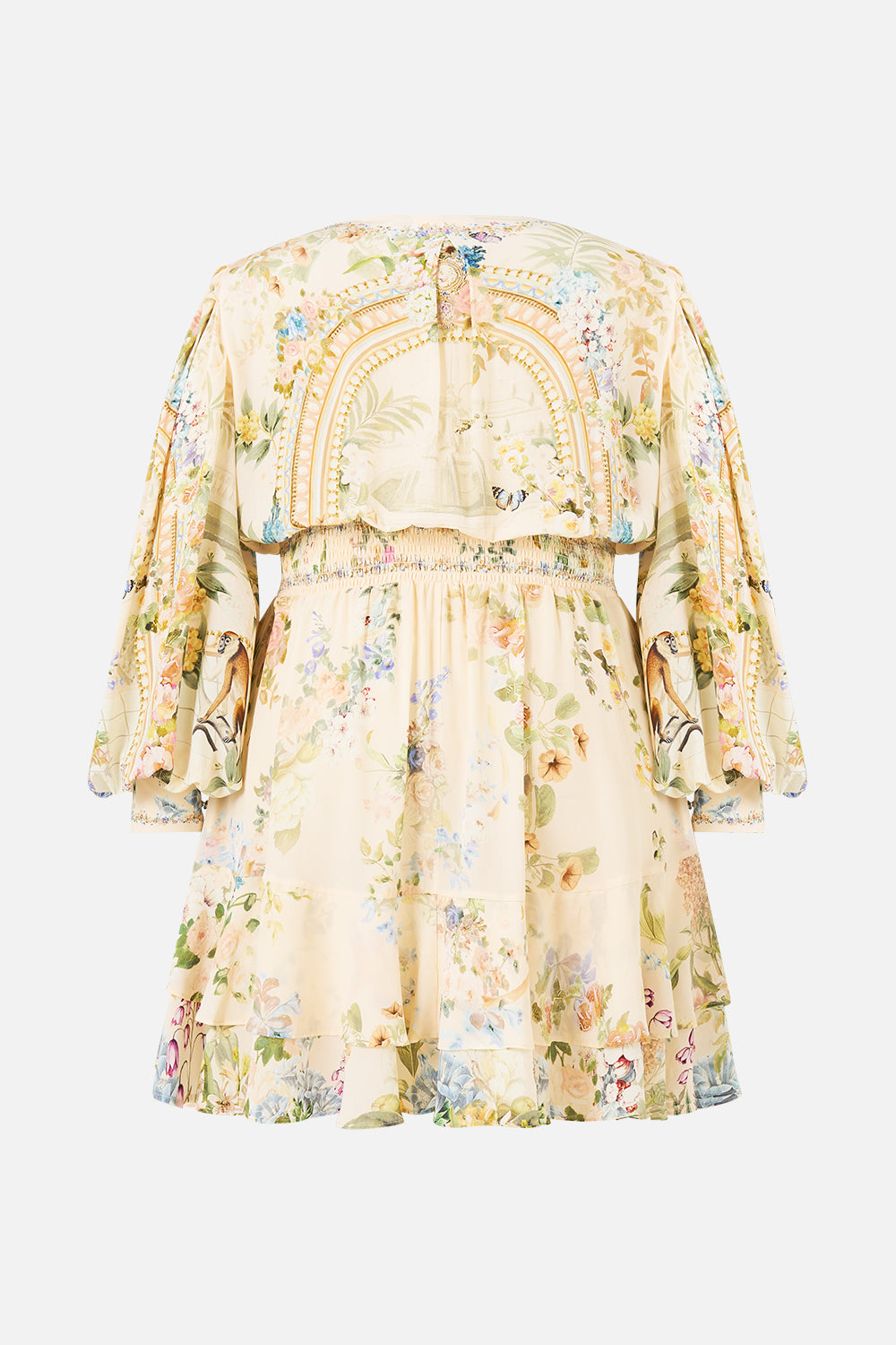 BUTTON FRONT FRILL DRESS MIDSUMMER MASTERPIECE