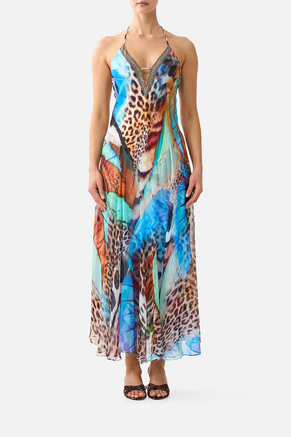 The CAMILLA HARDWARE DETAIL SLIP DRESS BUTTERFLY BOHEMIABUTTERFLY BOHEMIA