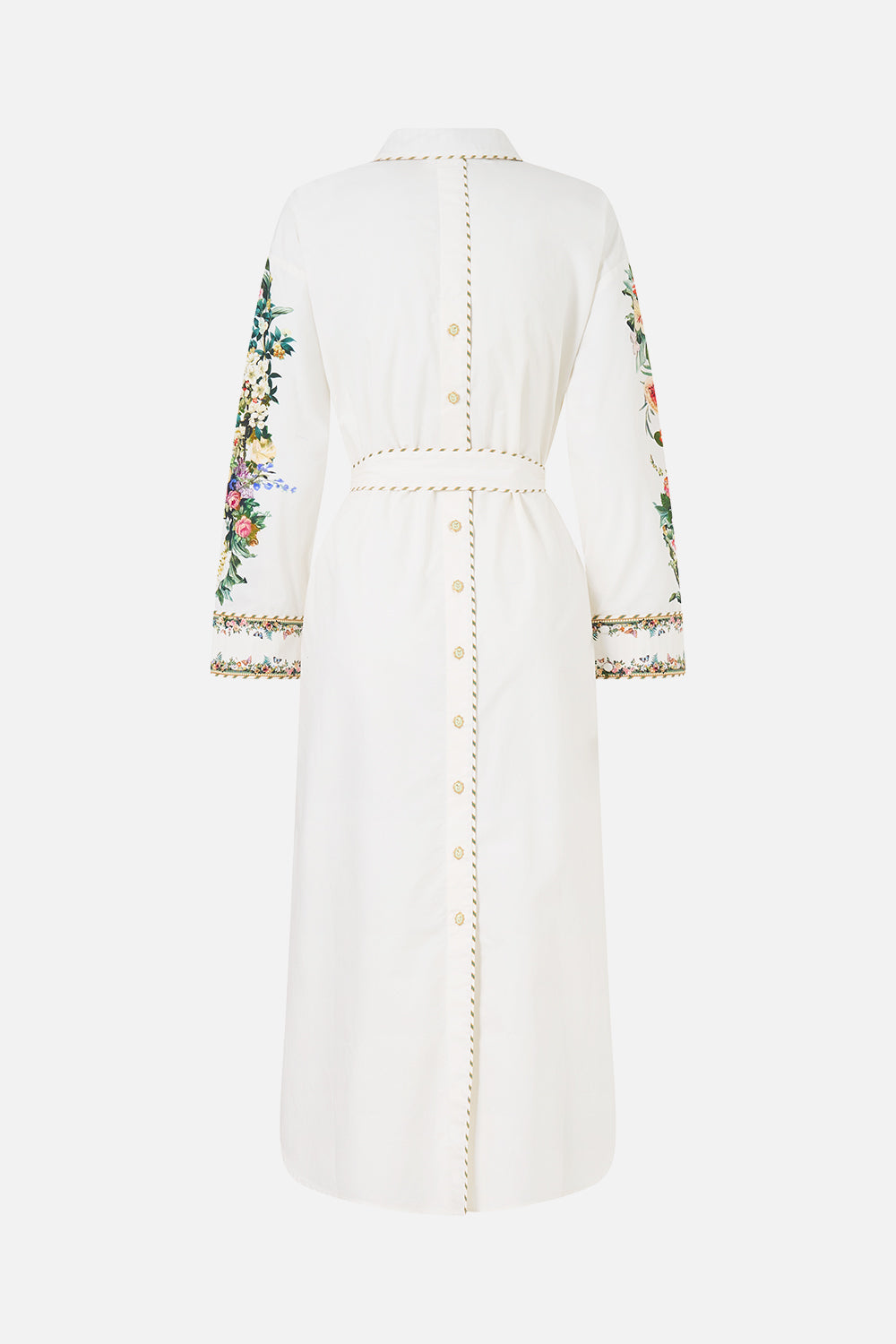 SHIRT DRESS WITH BACK BUTTON DETAIL ART FOR THE EMPRESS