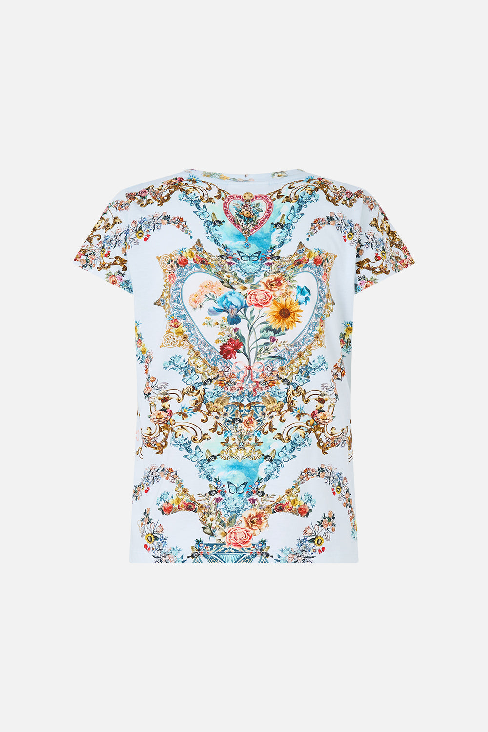 SLIM FIT ROUND NECK T-SHIRT SEVILLE SWEETHEART