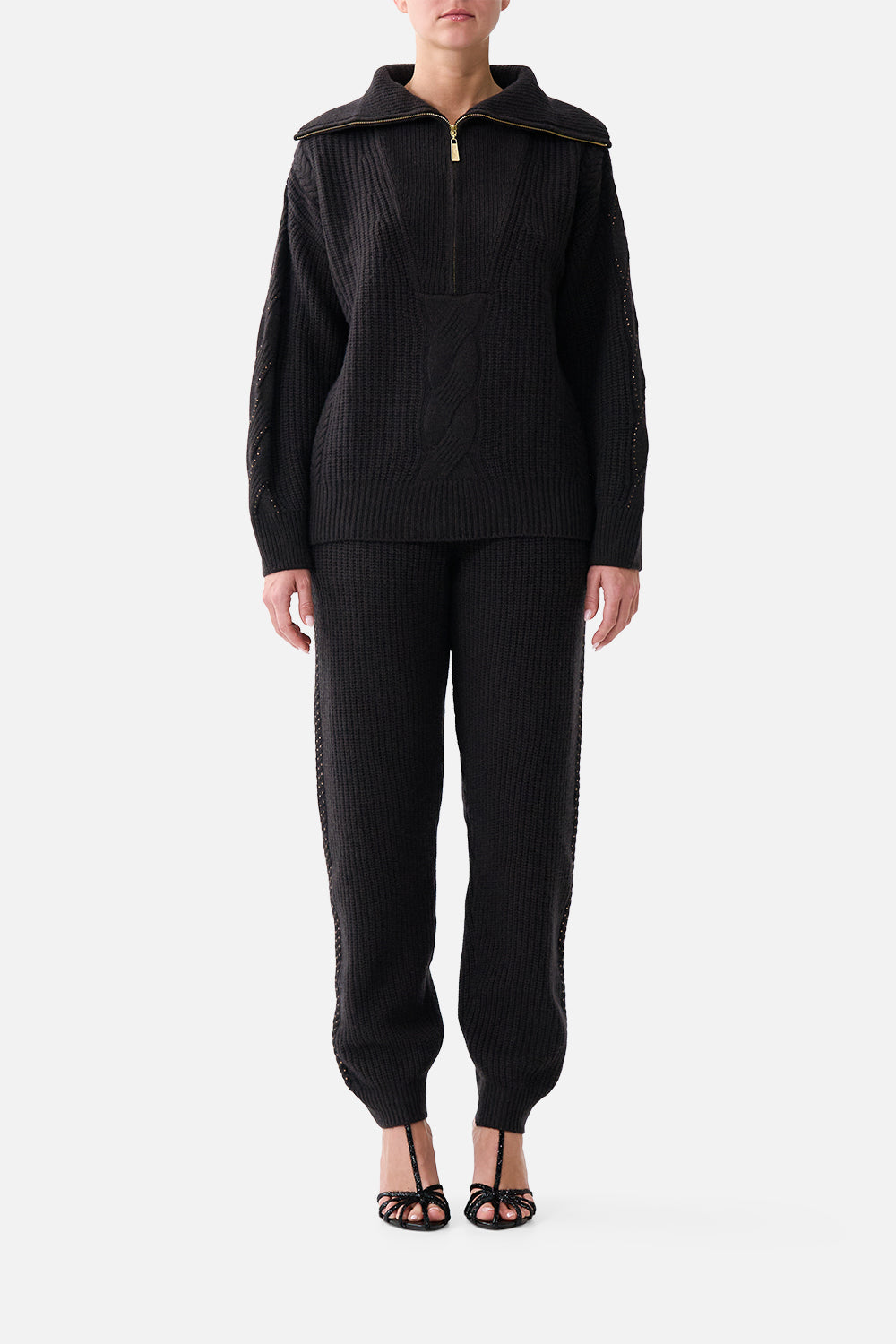 KNIT JOGGER PANT NIGHT GARDEN