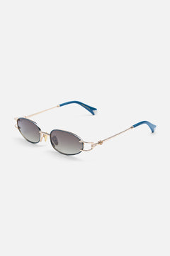 BOUND FOR BOHEMIA SUNGLASSES GOLD / TEAL