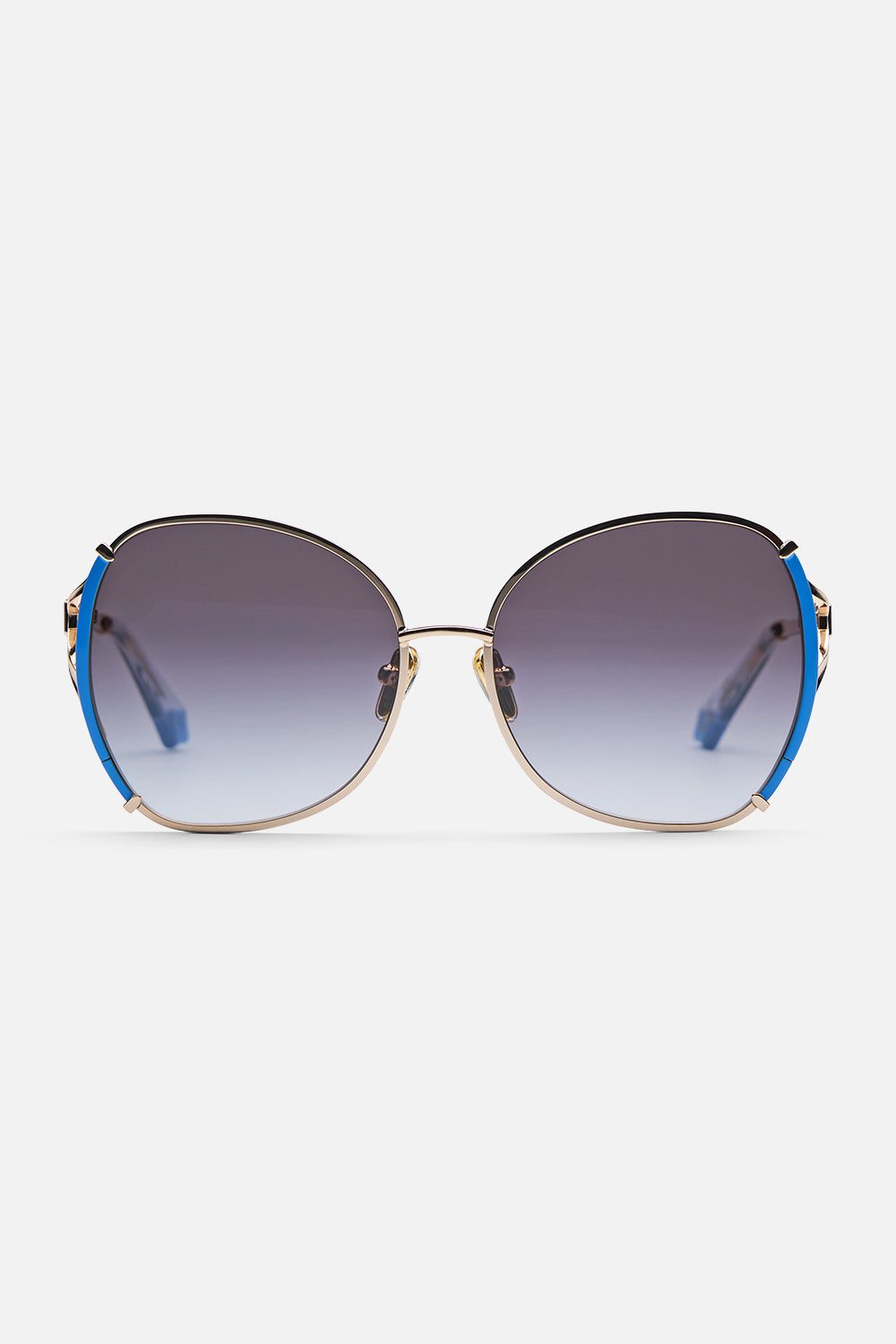 LADY LIBERTINE SUNGLASSES GOLD / BLUE