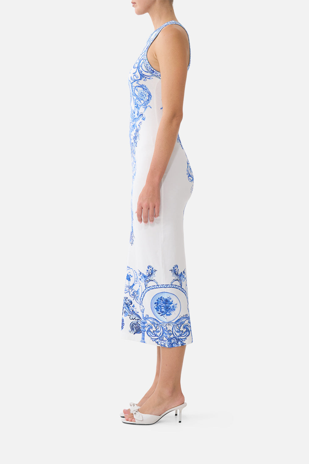JERSEY TANK DRESS CERAMIC PANORAMIC