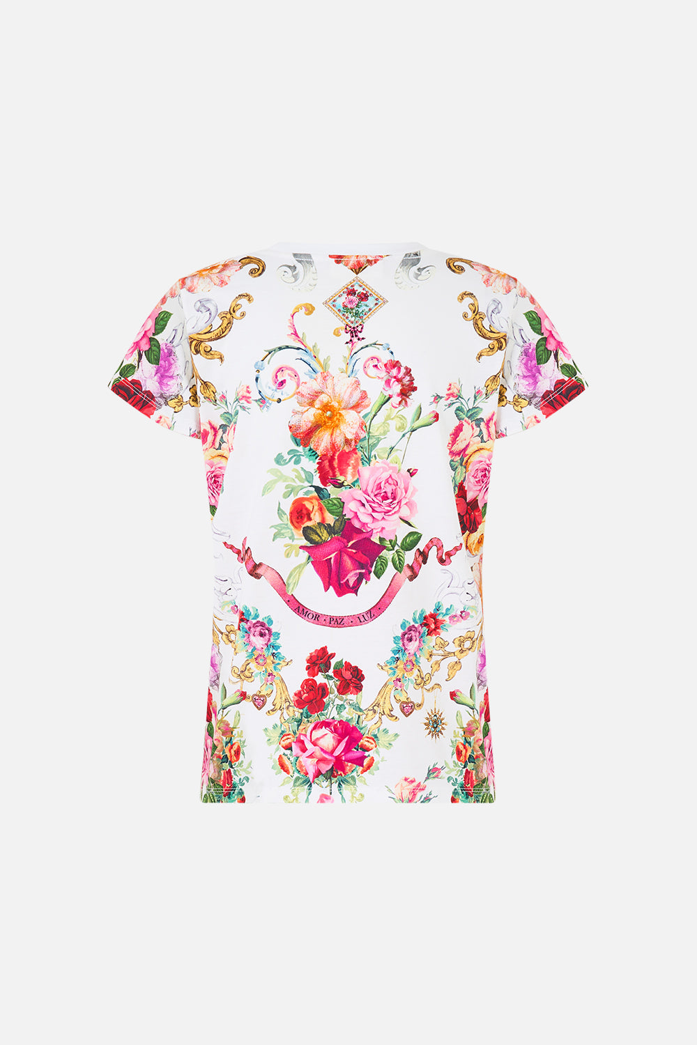 SLIM FIT ROUND NECK T-SHIRT TORERO LIBERTINE