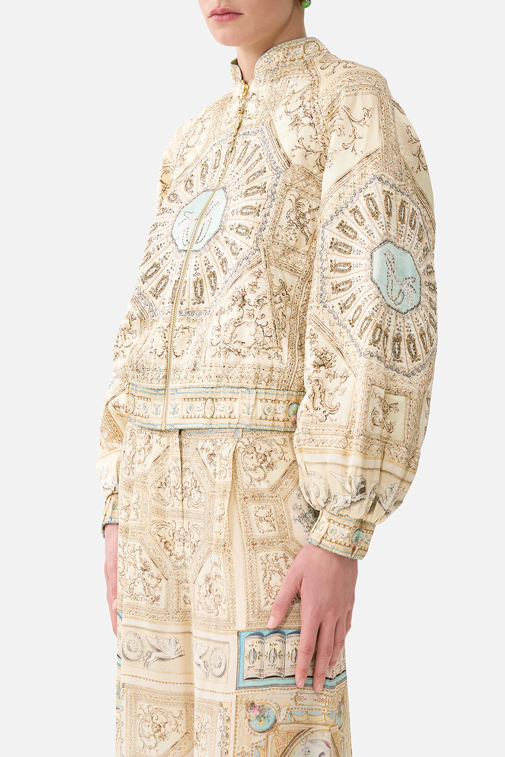 RAGLAN SLEEVE BOMBER JACKET A BELOVED BOUDOIR