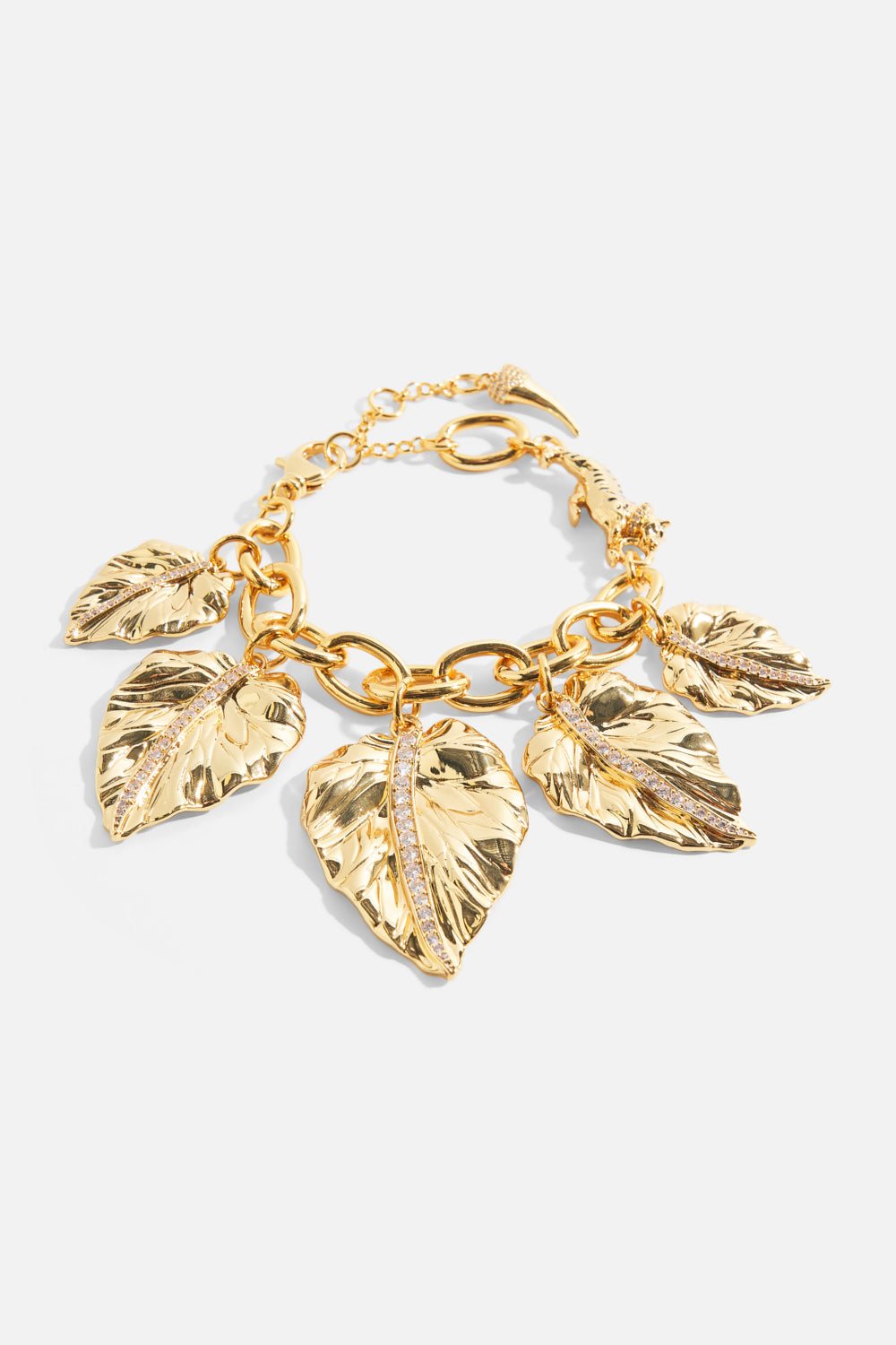 The CAMILLA Gilded Realms Statement Bracelet in gold.