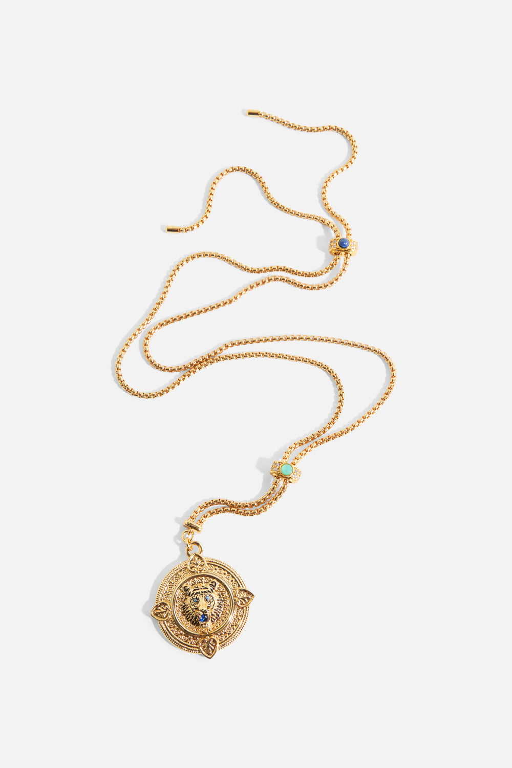 The CAMILLA Imperial Idol Jaggi Pendant Necklace in gold.