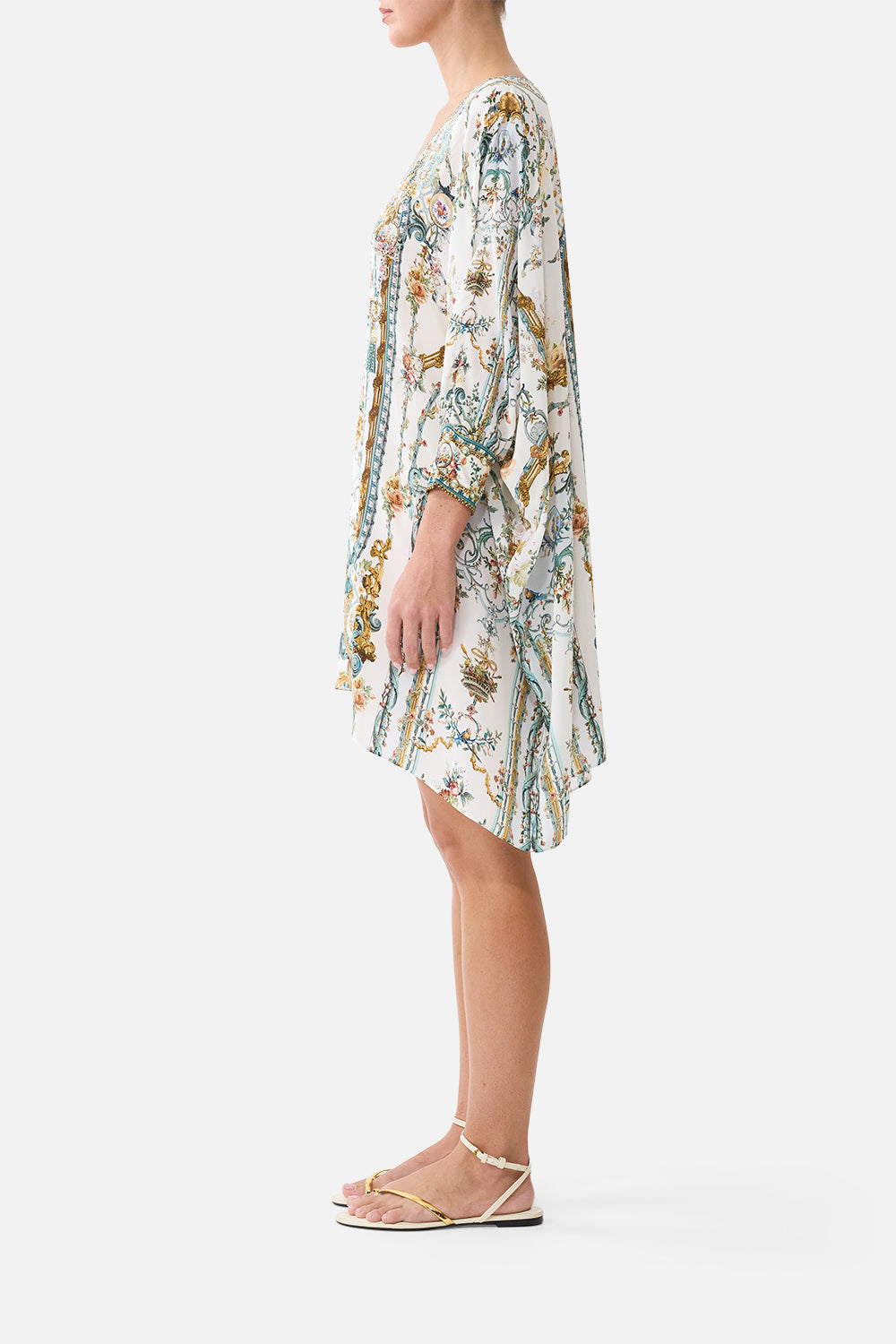The Ballad Of The Bibliotheque Short Kaftan With Cuff