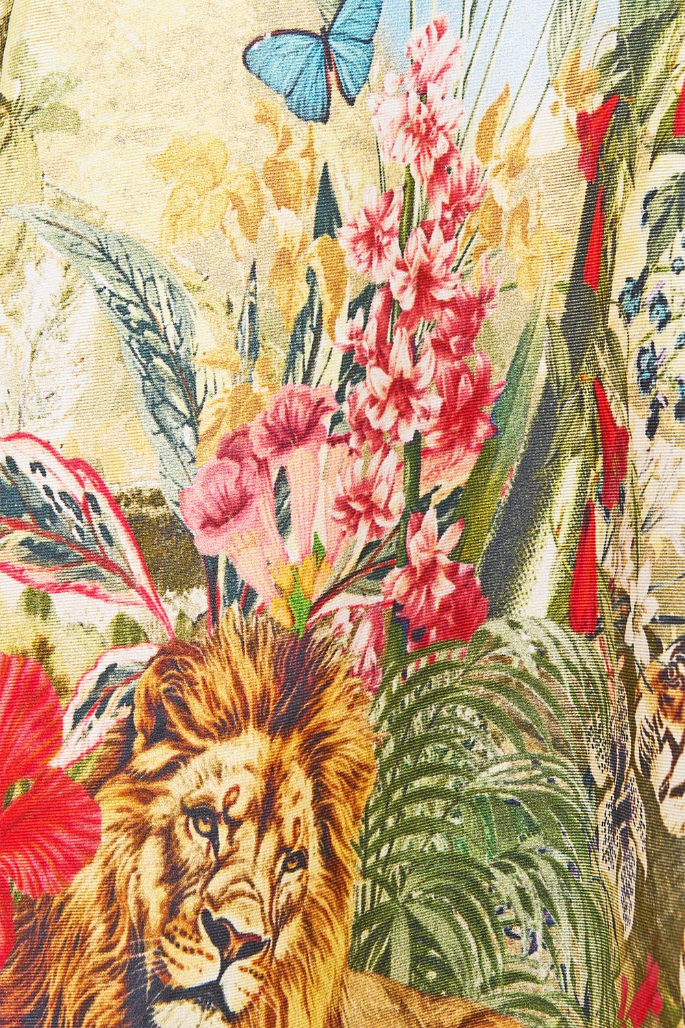 The CAMILLA Scarf Tie Top Wanderlust Empire in our Wanderlust Empire print.