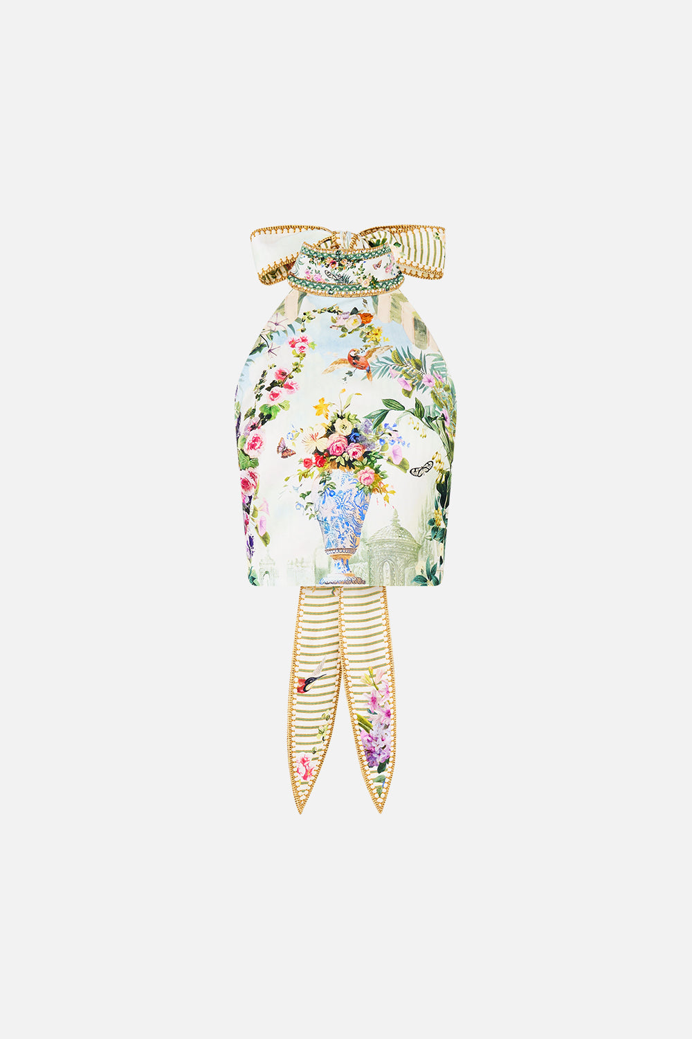 REVERSIBLE HALTER TIE BACK TOP ART FOR THE EMPRESS
