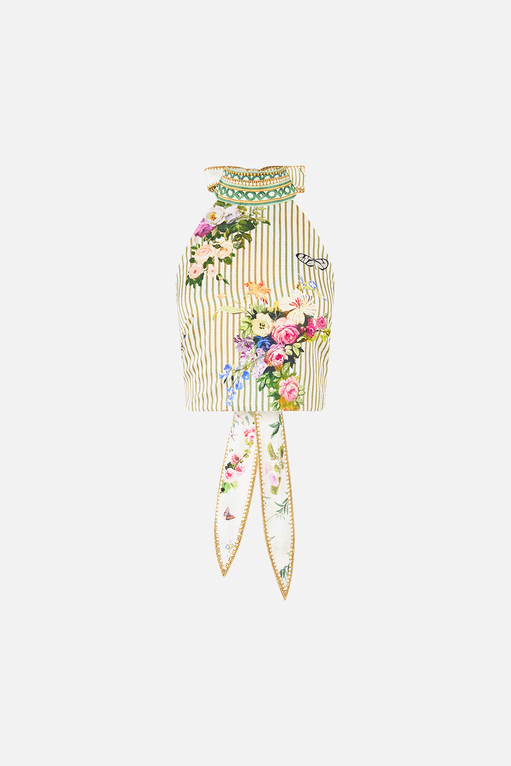 REVERSIBLE HALTER TIE BACK TOP ART FOR THE EMPRESS