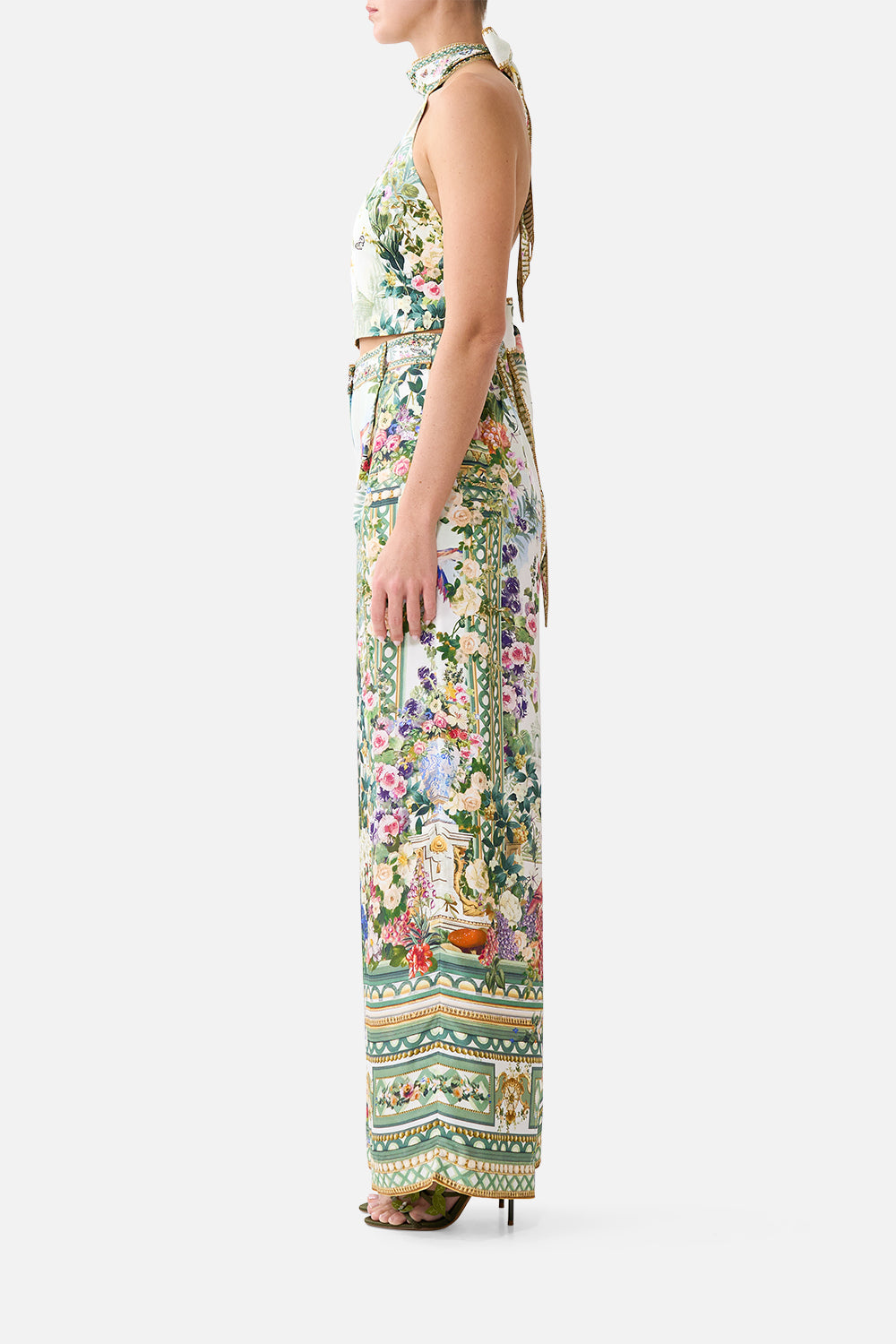 REVERSIBLE HALTER TIE BACK TOP ART FOR THE EMPRESS