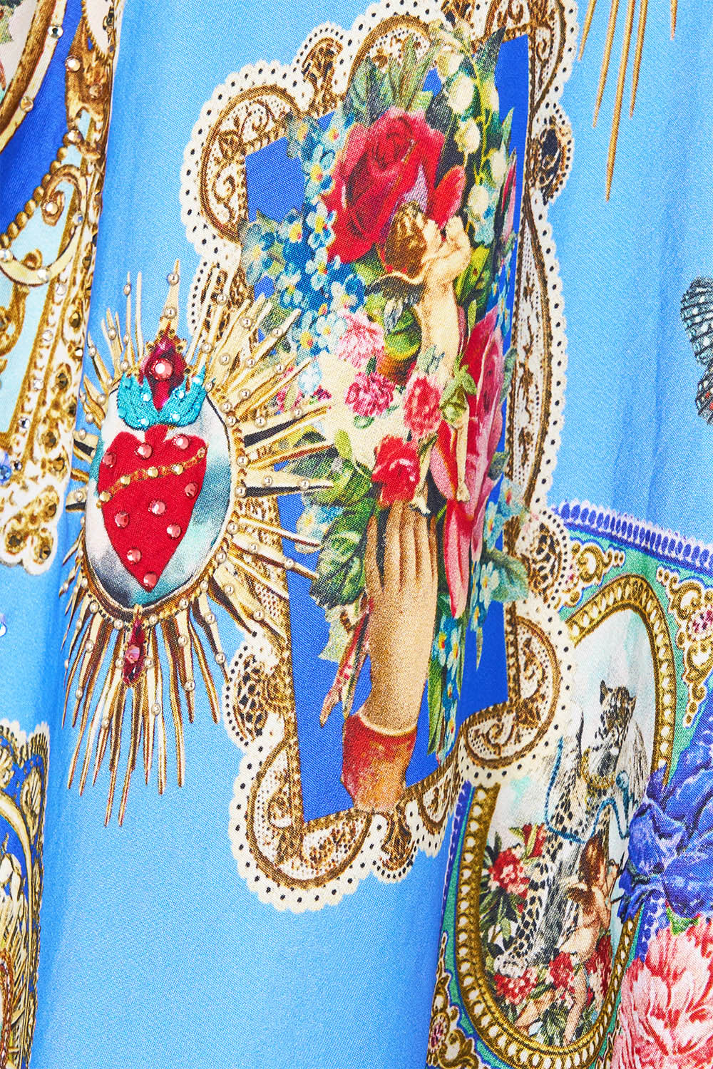 The CAMILLA SCARF TIE TOP VERSES IN VINTAGE