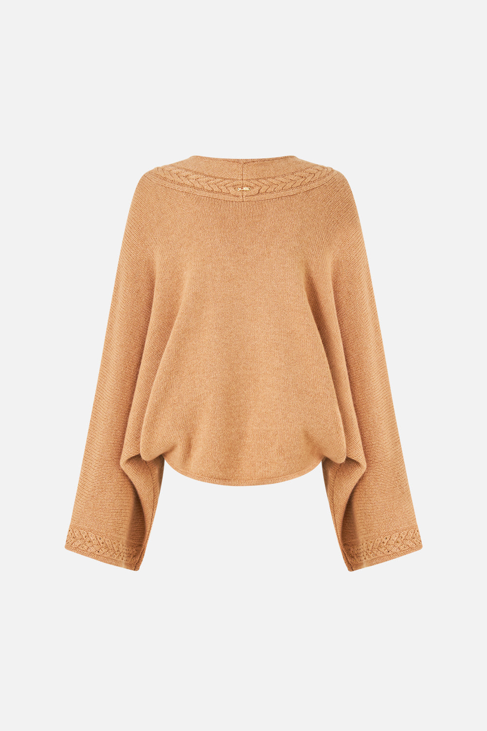 The CAMILLA Cashmere Knit Relaxed V Neck Sweater Leopard Libertine in our Leopard Libertine print.