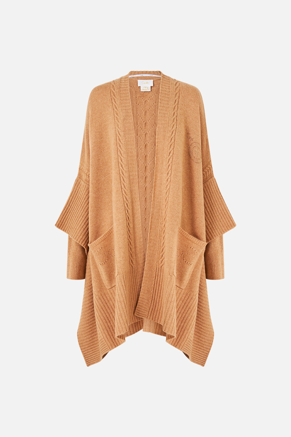 The CAMILLA CASHMERE KNIT OVERSIZED LAYER LEOPARD LIBERTINE
