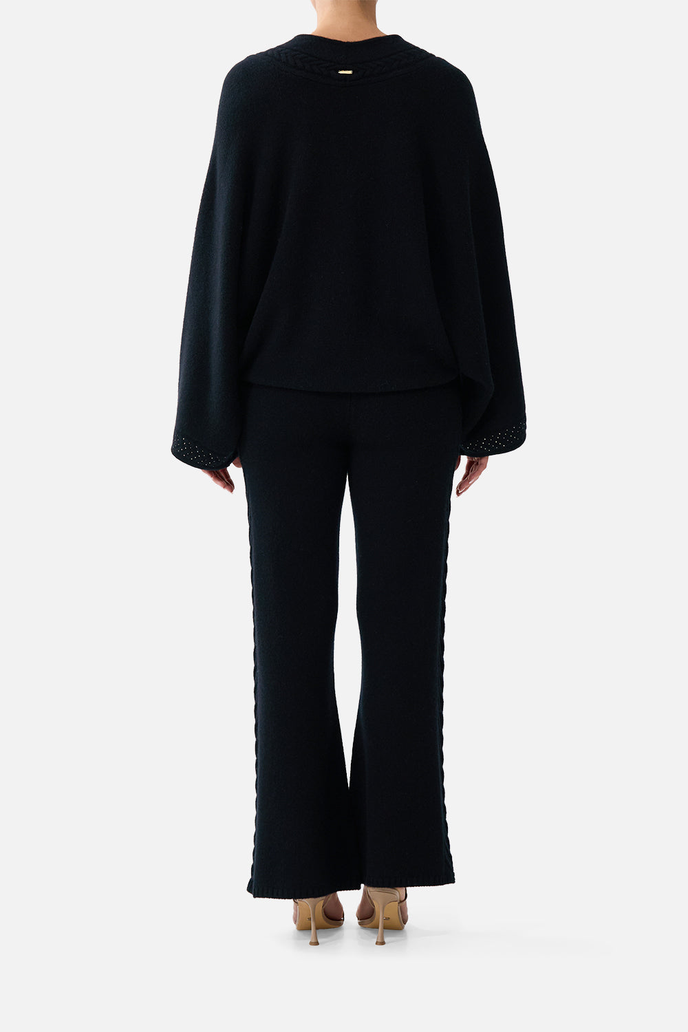 CROPPED KNIT PANT NIGHT GARDEN