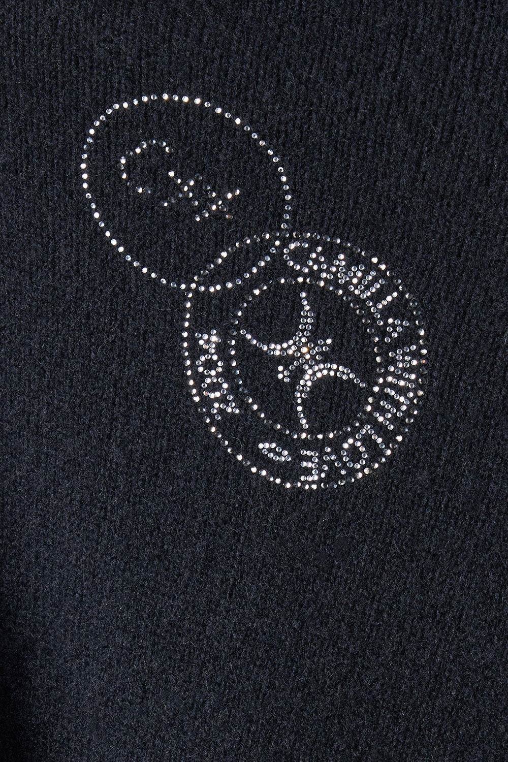 The CAMILLA Cashmere Knit Oversized Layer Night Garden in our Night Garden print.