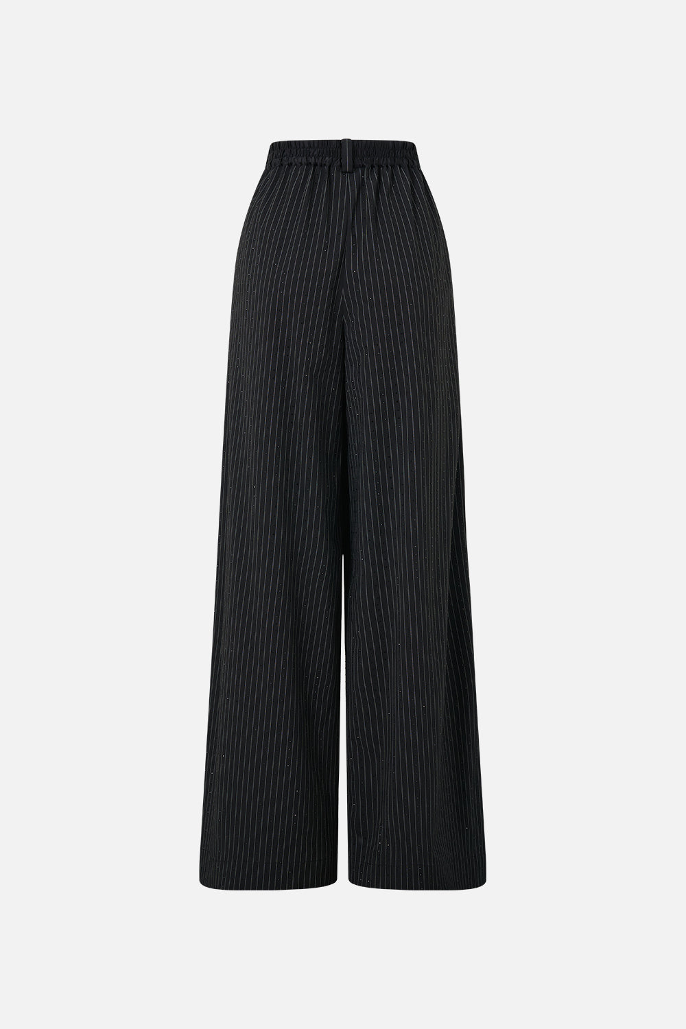 WIDE LEG WAISTED PANT NIGHT GARDEN