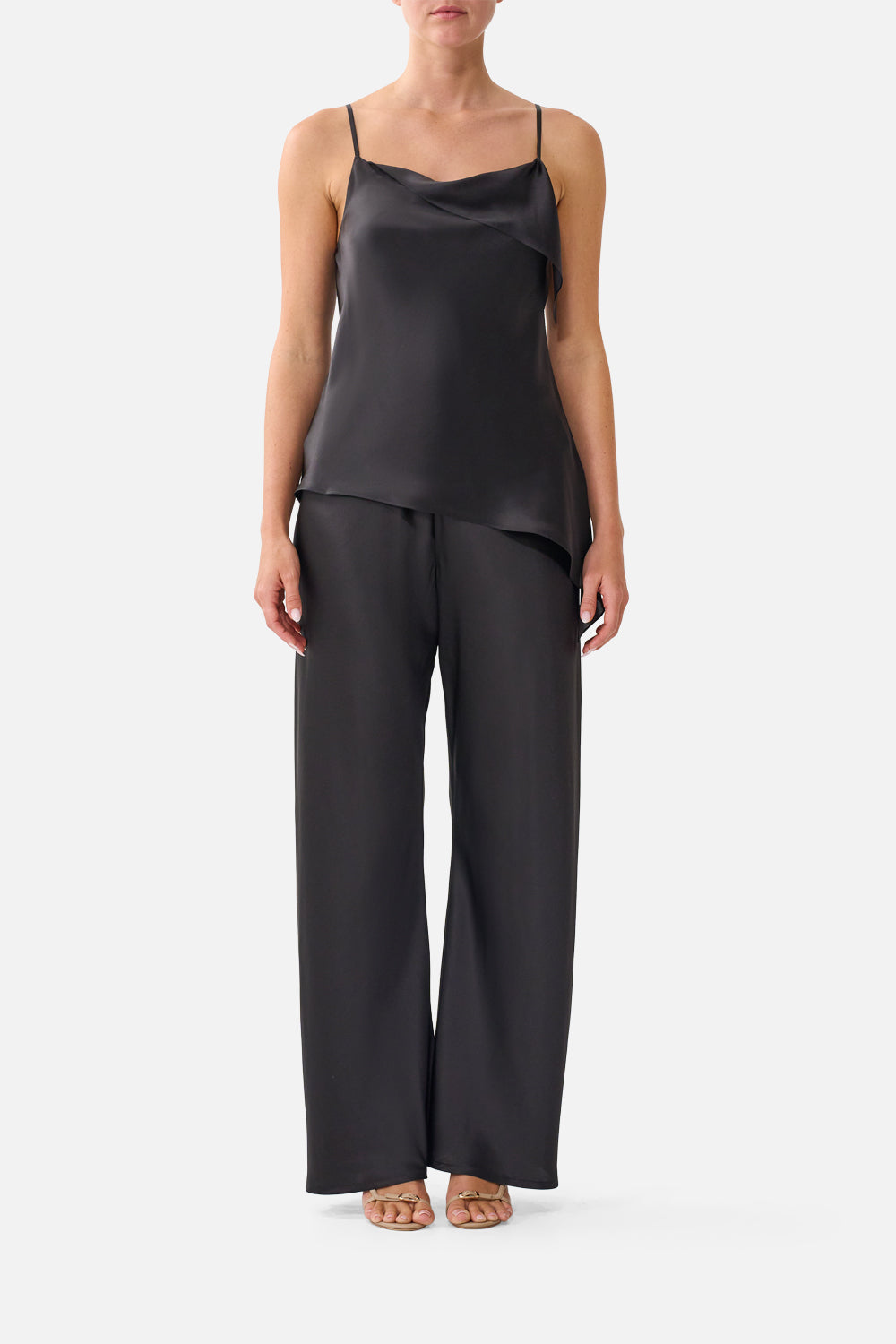 The CAMILLA BIAS CUT DRAWSTRING PANT SILK ESSENTIALSSILK ESSENTIALS
