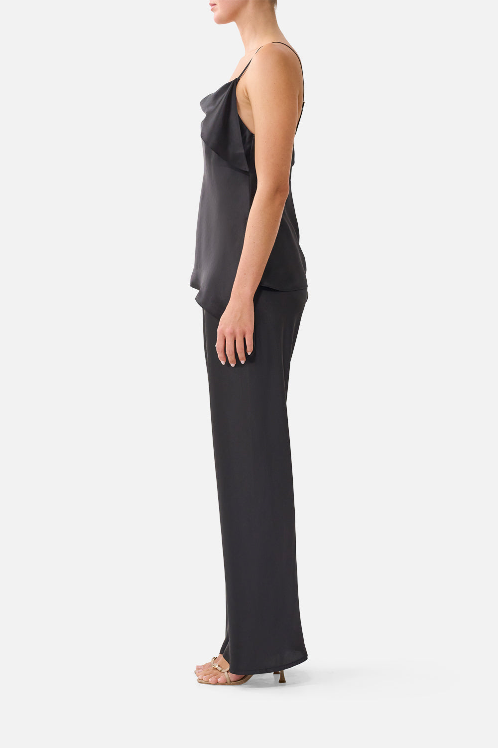 The CAMILLA Bias Cut Drawstring Pant Silk Essentials in our Silk Essentials print.