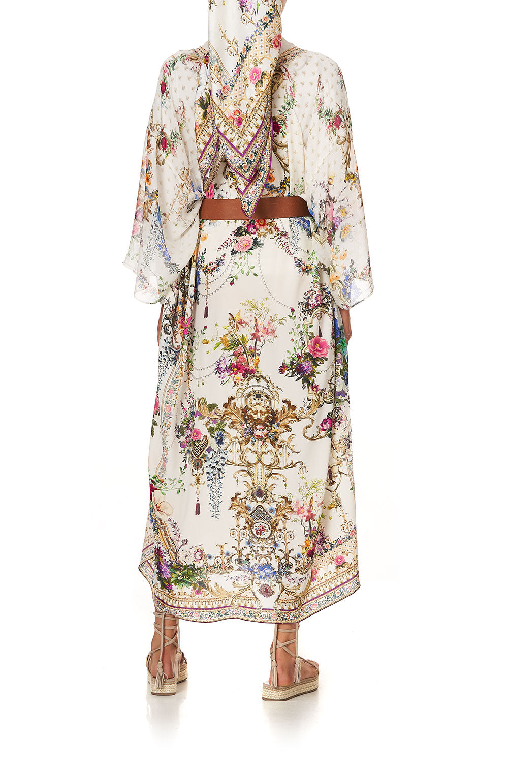 LONG RAGLAN SLEEVE FLARED KAFTAN BY THE MEADOW