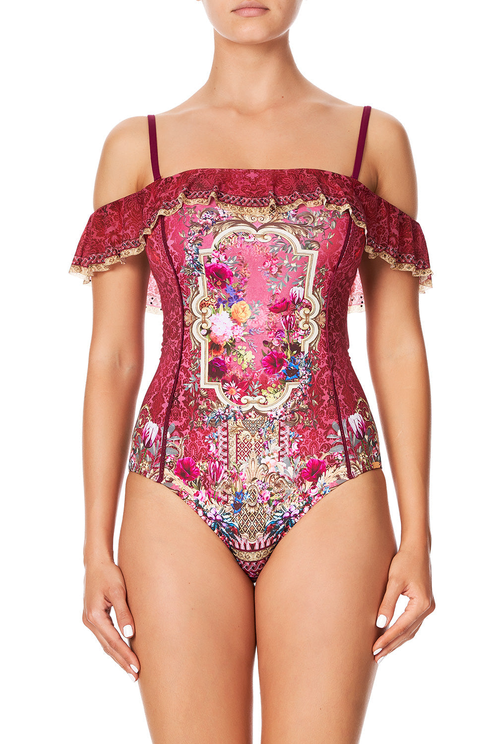 OFF THE SHOULDER ONE PIECE PALAIS ROUGE