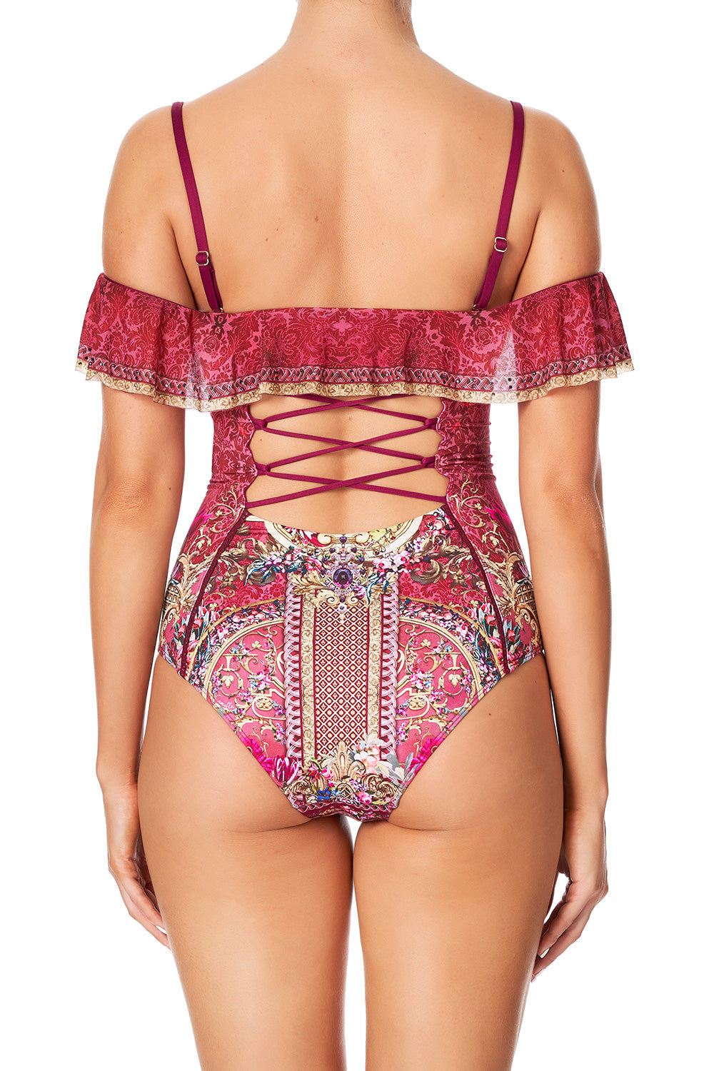 OFF THE SHOULDER ONE PIECE PALAIS ROUGE