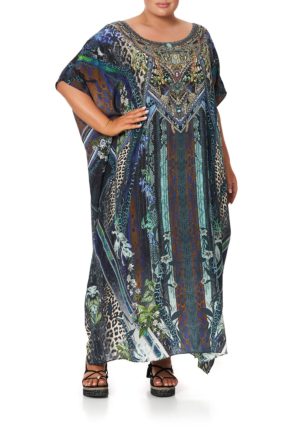 ROUND NECK KAFTAN KOMODO QUEEN