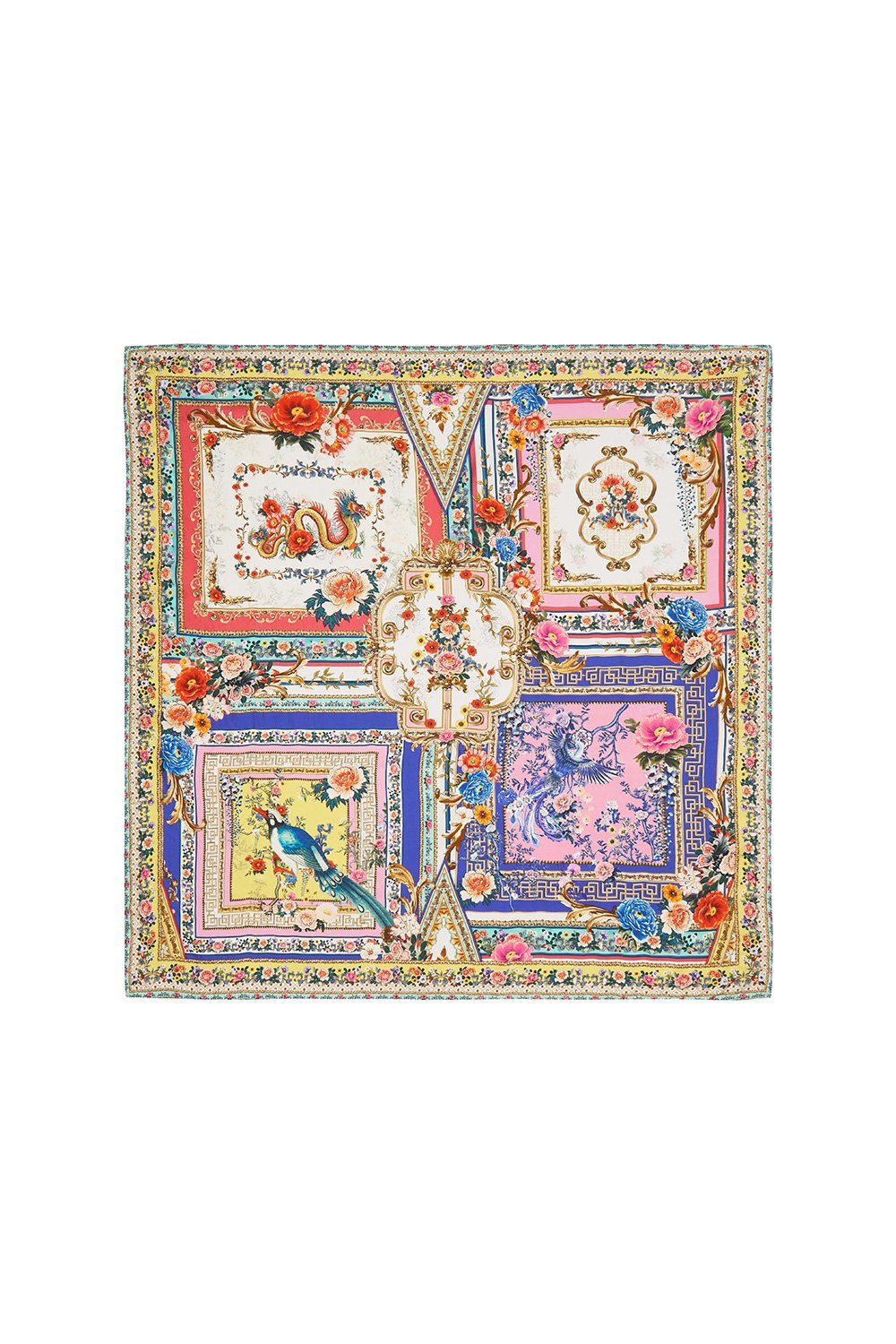 LARGE SQUARE SCARF PARTY IN THE PALACE